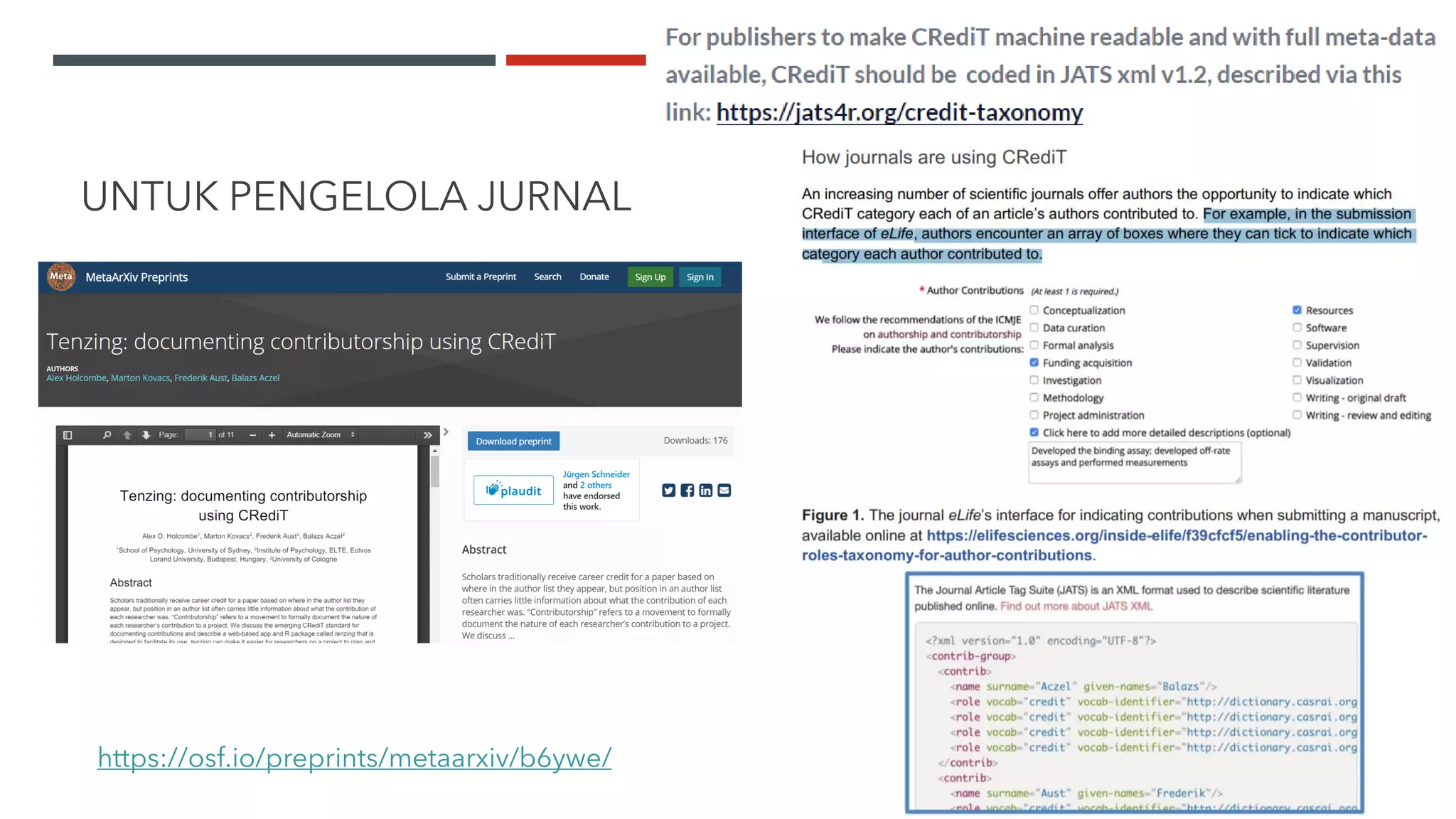 UNTUK PENGELOLA JURNAL
https://osf.io/preprints/metaarxiv/b6ywe/
 
