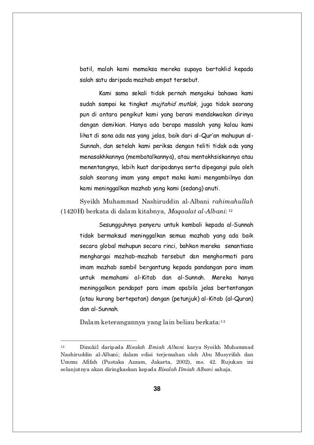 Siapakah pengikut imam syafie sebenar