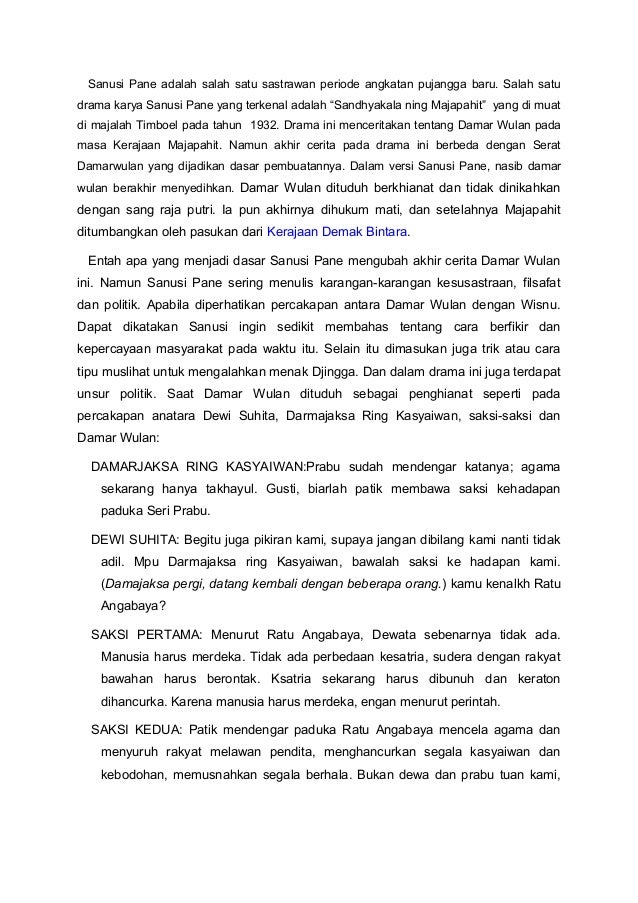 Naskah Drama Danau Toba Untuk 3 Orang Danau Indah