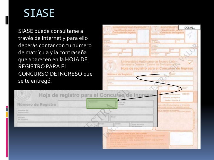 Registro De Datos Para El Concurso De Ingreso Siase