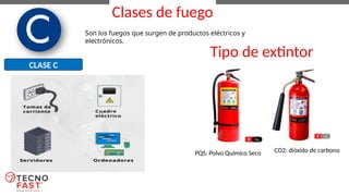 manejo de uso correcto de extintores y teoría del fuegopptx | PPTX