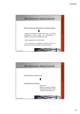 Edc Engine Problem Fuel Injection Systems Diesel | PDF