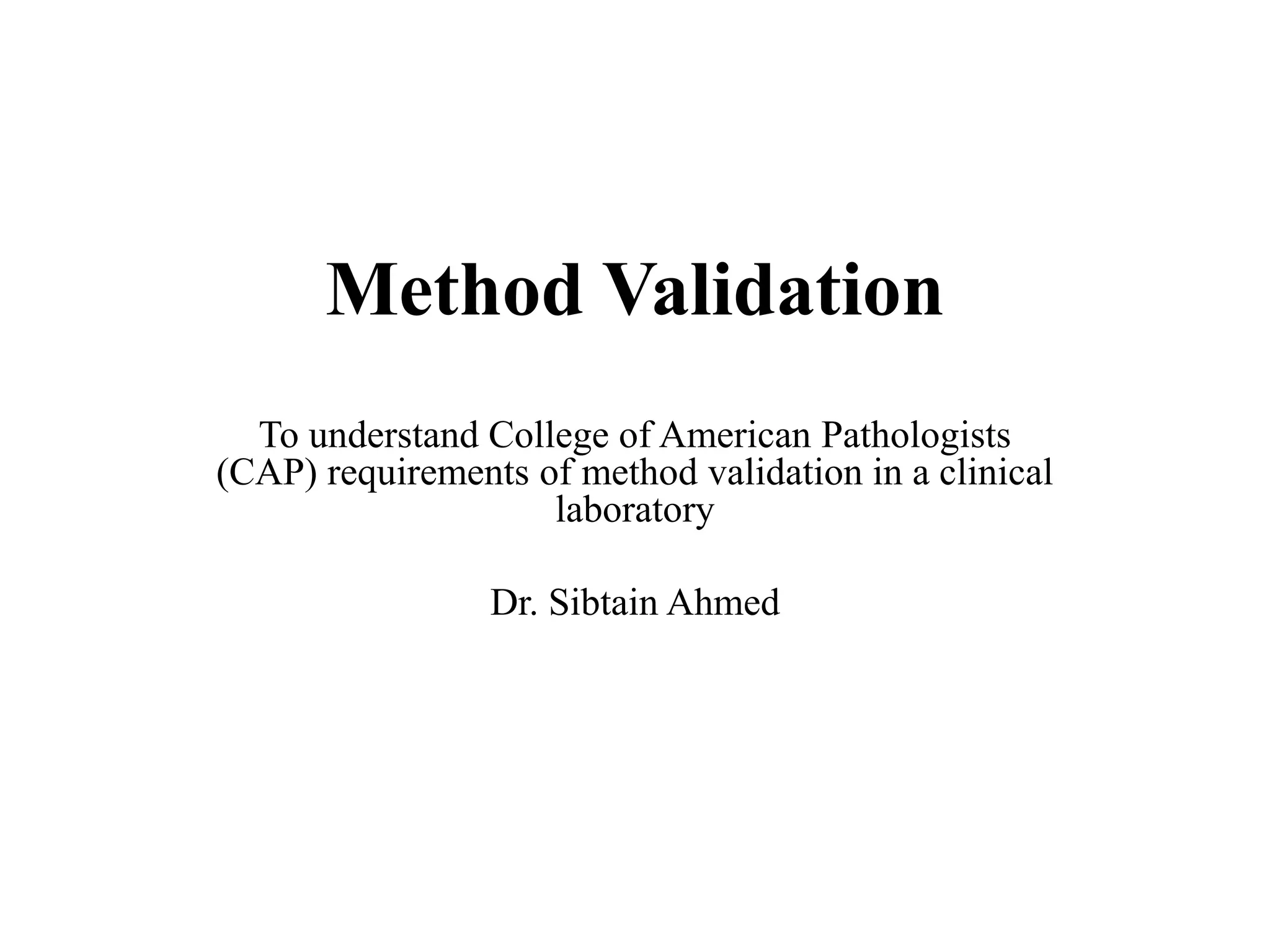Clinical labmethod validation.ppt