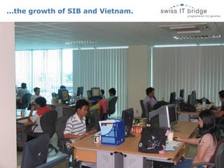 ...the growth of SIB and Vietnam. Source: swiss IT bridge Co., Ltd.   