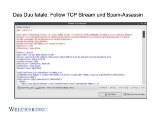 Das Duo fatale: Follow TCP Stream und Spam-Assassin
 