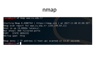 nmap
 