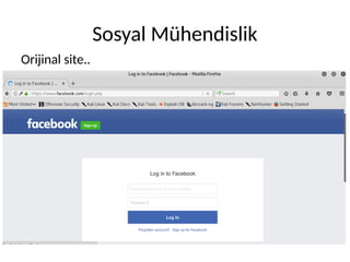 Sosyal Mühendislik
Orijinal site..
 