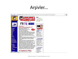 Arşivler... 
@basaranalper | www.alperbasaran.com 
 