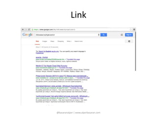 Link 
@basaranalper | www.alperbasaran.com 
 