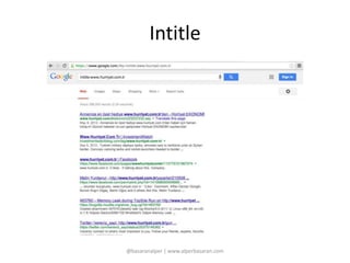 Intitle 
@basaranalper | www.alperbasaran.com 
 