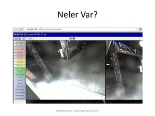 Neler Var? 
@basaranalper | www.alperbasaran.com 
 