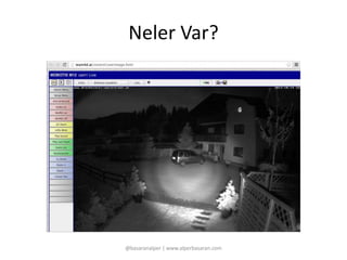 Neler Var? 
@basaranalper | www.alperbasaran.com 
 