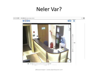 Neler Var? 
@basaranalper | www.alperbasaran.com 
 