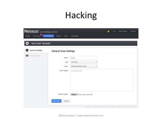 Hacking 
@basaranalper | www.alperbasaran.com 
 