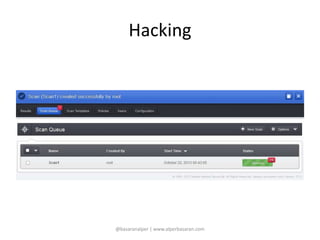 Hacking 
@basaranalper | www.alperbasaran.com 
 