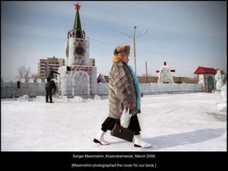 Sergei Maximishin, Krasnokamensk, March 2006
[Maximishin photographed the cover for our book.]

 