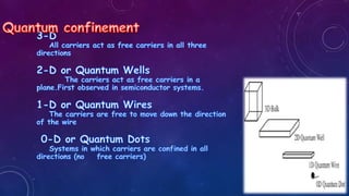 Quantum Dots and its applications | PPTX
