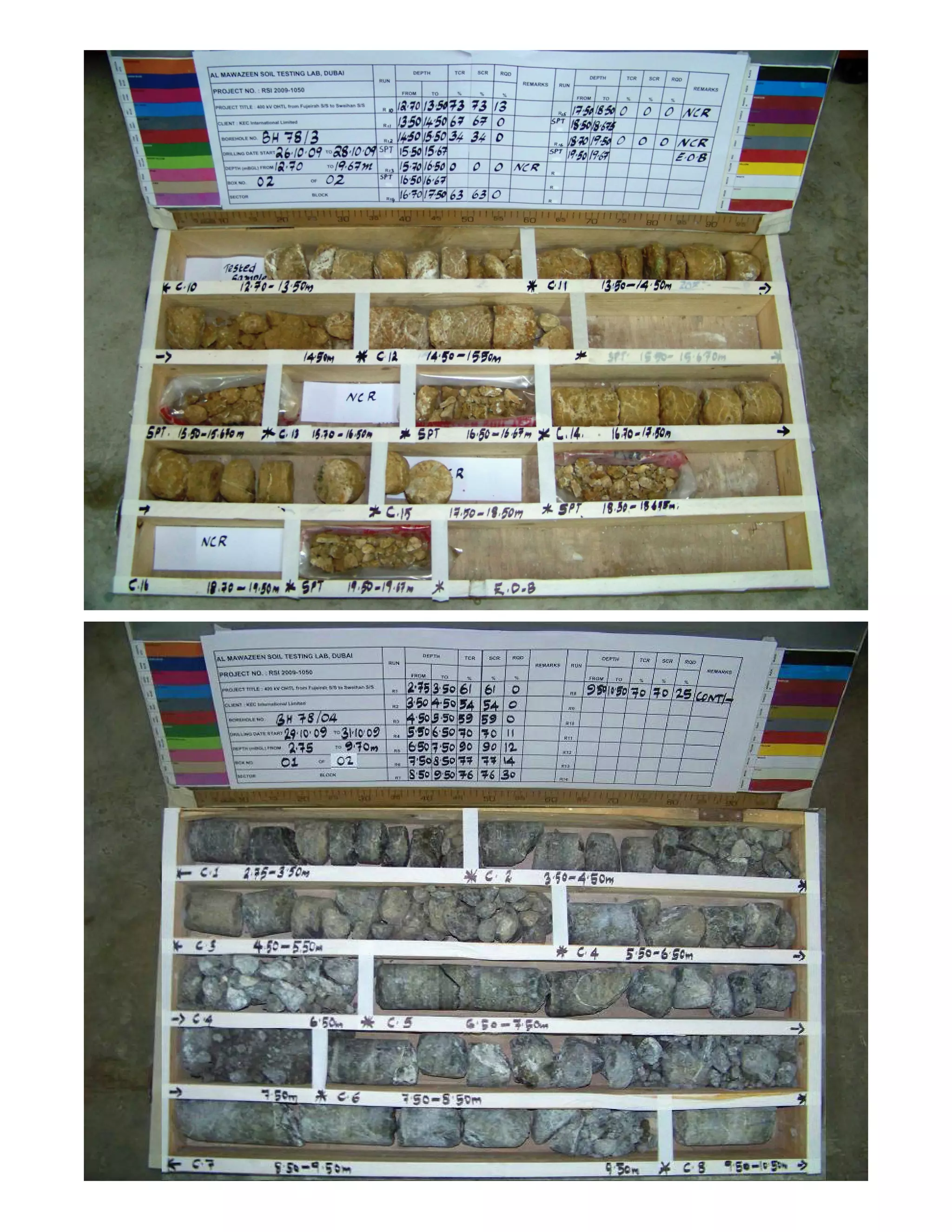 Sample collection (Soil Investigation)