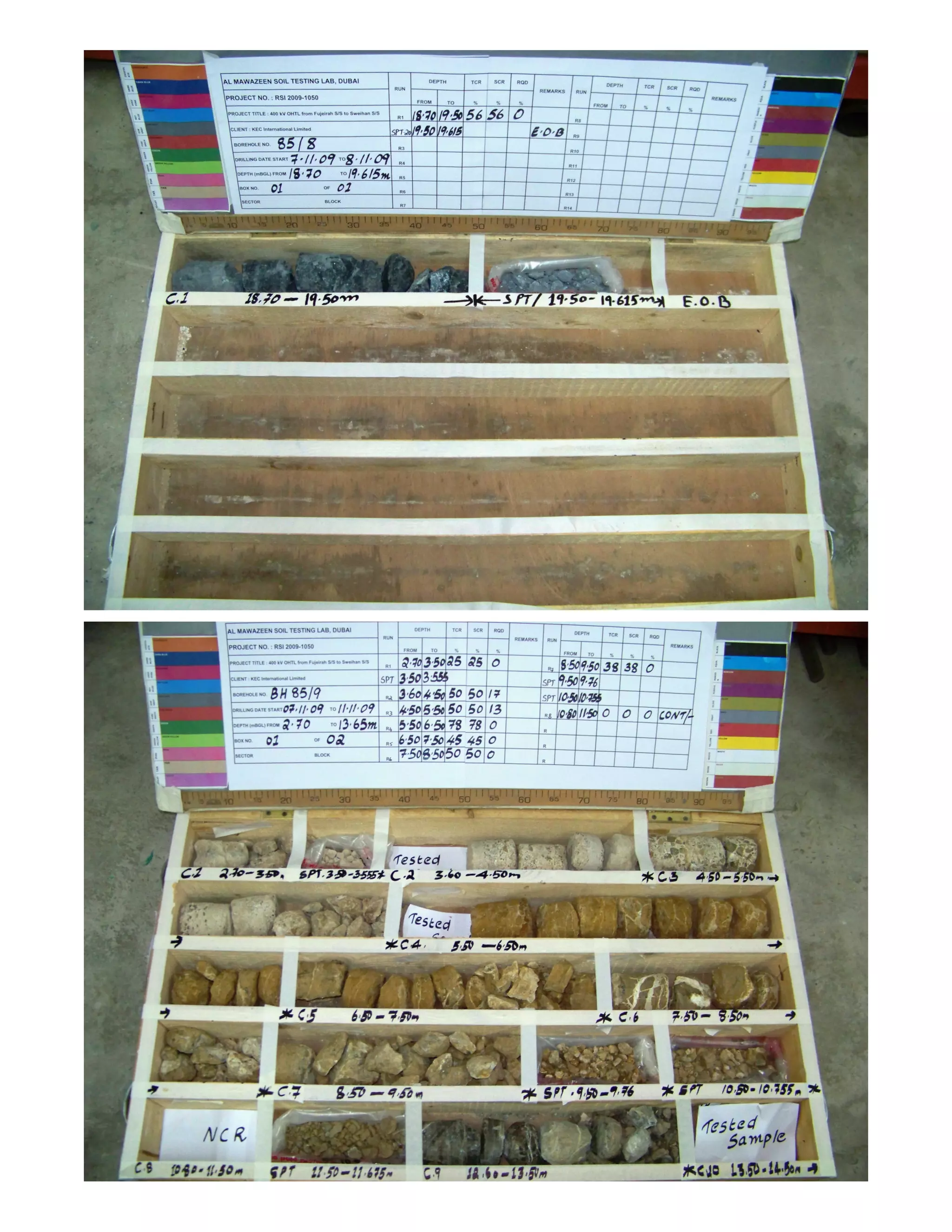 Sample collection (Soil Investigation)