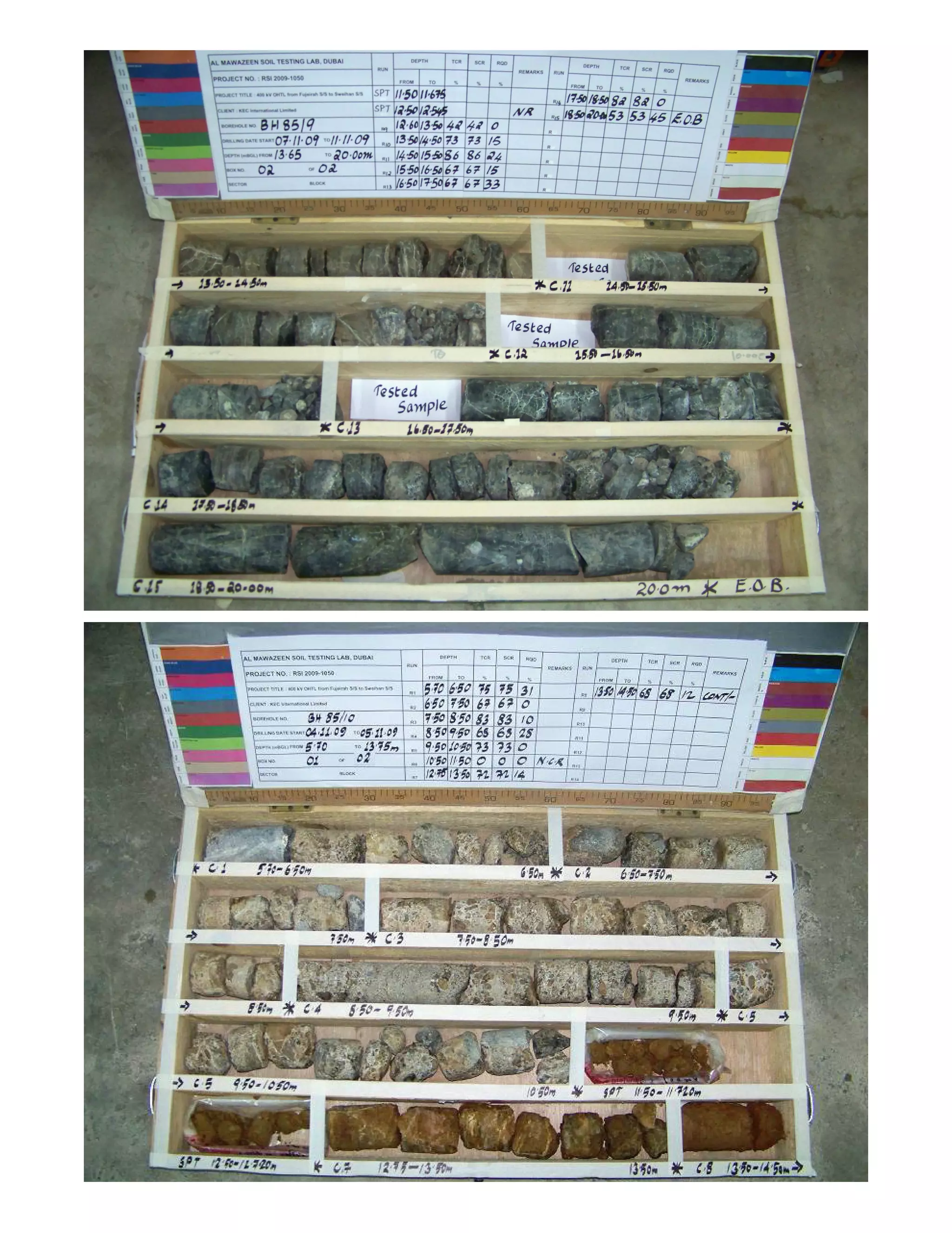 Sample collection (Soil Investigation)