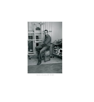 Fletcher in the studio, 2007 © NJW
 