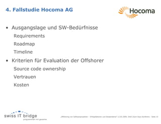 Offshoring von Softwareprojekten