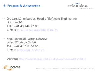 Offshoring von Softwareprojekten