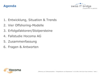Offshoring von Softwareprojekten