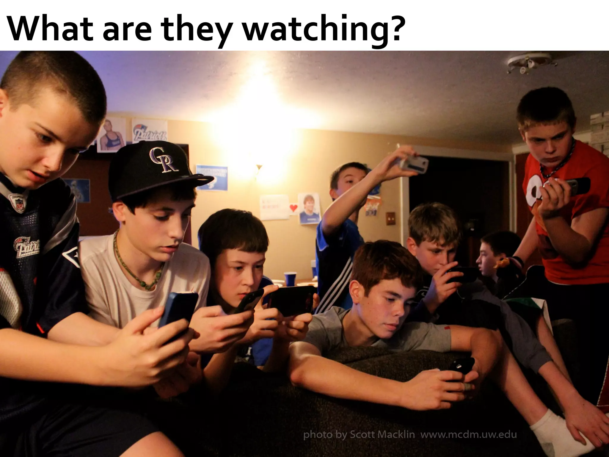What	
  are	
  they	
  watching?	
  

 