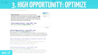 3.HIGHOPPORTUNITY:OPTIMIZE
 