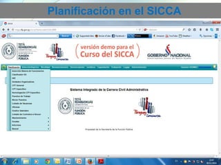 Planificación en el SICCA
 