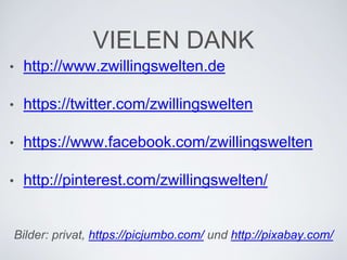 NÜTZLICHE PLUGINS
• AntiSpam Bee
• Antivirus
• Better WP Security
• Login LockDown
• (Limit Login Attempts (seit 2 Jahren nicht mehr
weiterentwickelt))
 