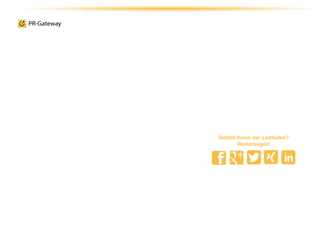 Gefällt Ihnen der Leitfaden?
Weitersagen!
 