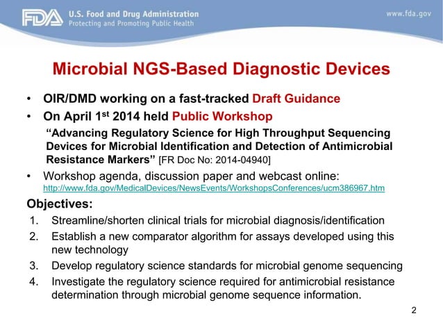 Development of FDA MicroDB: A Regulatory-Grade Microbial Reference ...
