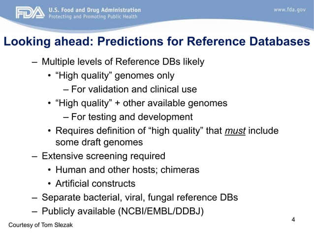 Development of FDA MicroDB: A Regulatory-Grade Microbial Reference ...