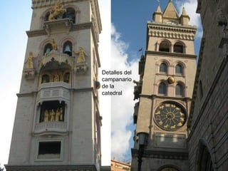 Detalles del campanario de la catedral 