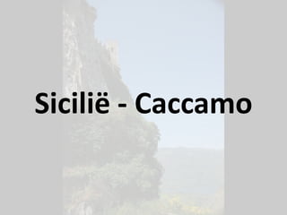 Sicilië - Caccamo

 