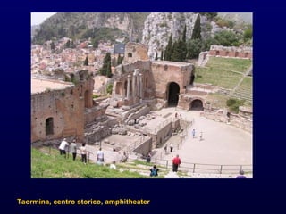 Taormina, centro storico, amphitheater 