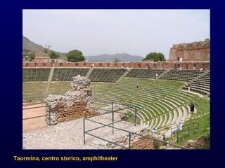 Taormina, centro storico, amphitheater 