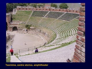 Taormina, centro storico, amphitheater 