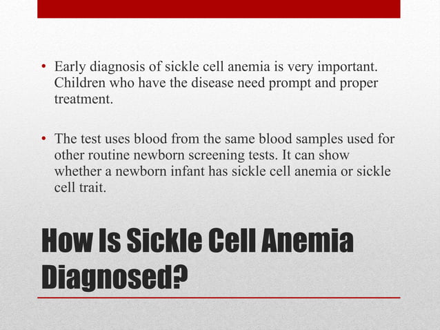Sickle Cell Anemia | PPT | Blood Disorders | Diseases and Conditions