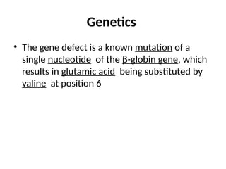 Comprehensive Overview of Sickle Cell Disease: Genetics ...