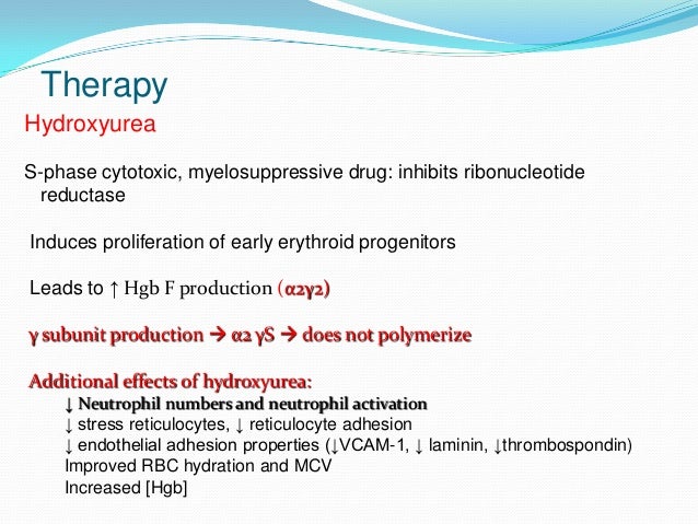 Hydroxyurea Sickle Cell