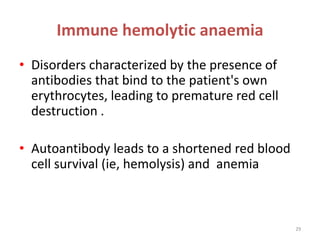 Comprehensive Overview of Sickle Cell Disease and Immune Hemolytic ...