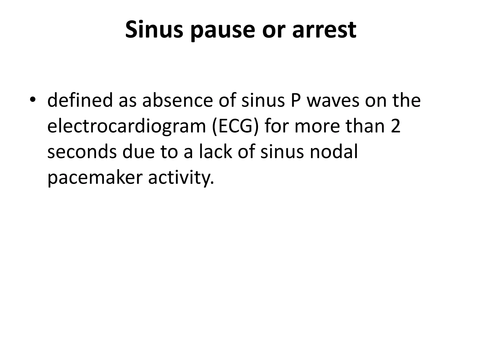 Sick sinus syndrome | PPTX