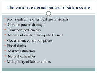Sick Process sick unit.pptx . explanation on sick unit | PPTX
