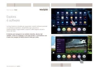 Односторонний экран: 
крепление к стене или к потолку. 
Single screen: ceiling or wall-mounted. 
			 
Индивидуальный киоск. 
Custom kiosk. 
 