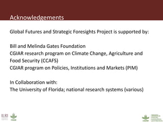 Foresight modeling to guide sustainable intensification of smallholder systems