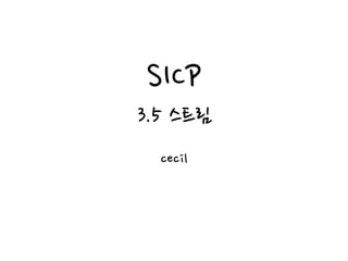 SICP	
 