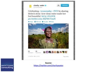 Source:
https://twitter.com/charitywater
 